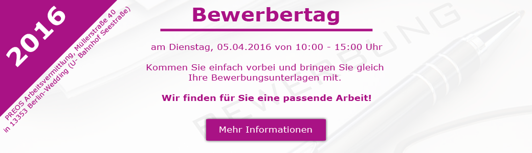 Bewerbertag 2016